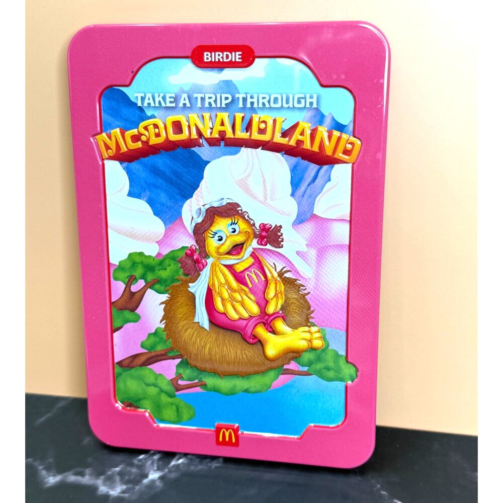 2025 Birdie McDonaldland Collector Edition Tin Stickers Cards ID